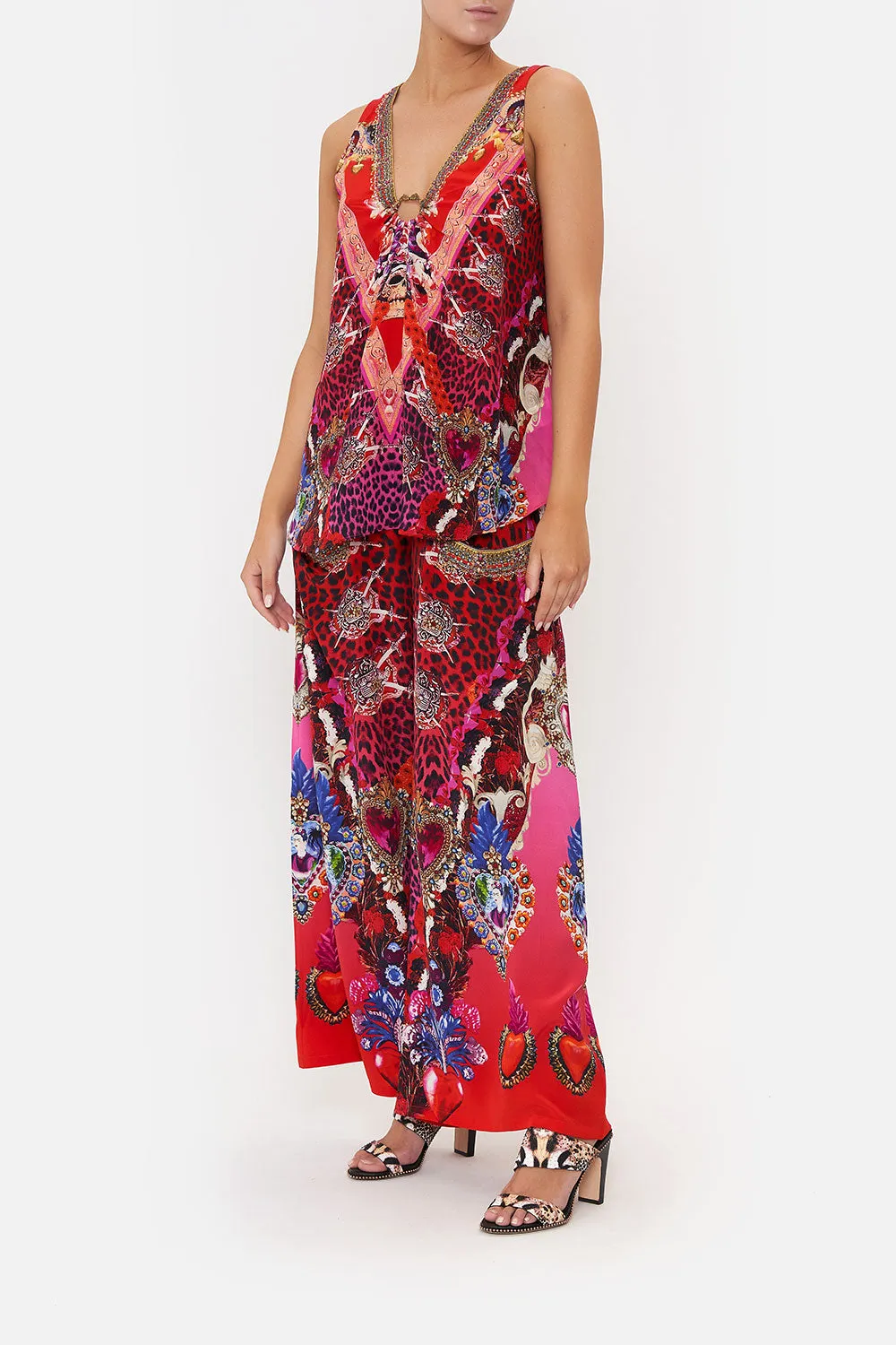 WIDE STRAP U-RING TOP ARTESANIA MANIA sold by Camilla product image thumbnail 4