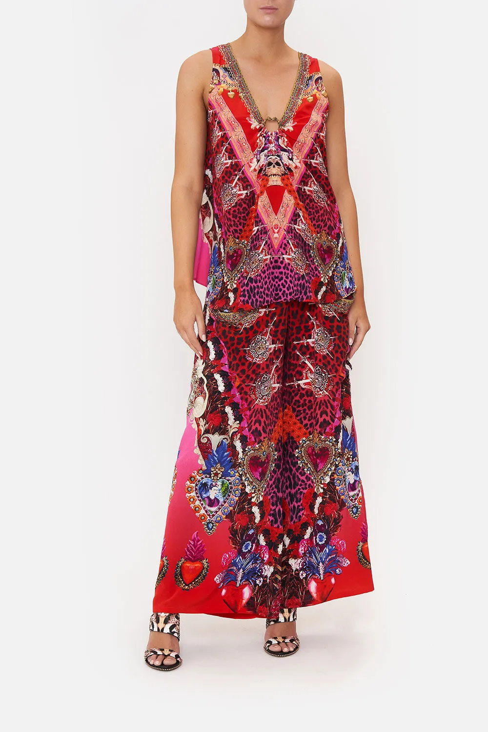 WIDE STRAP U-RING TOP ARTESANIA MANIA sold by Camilla