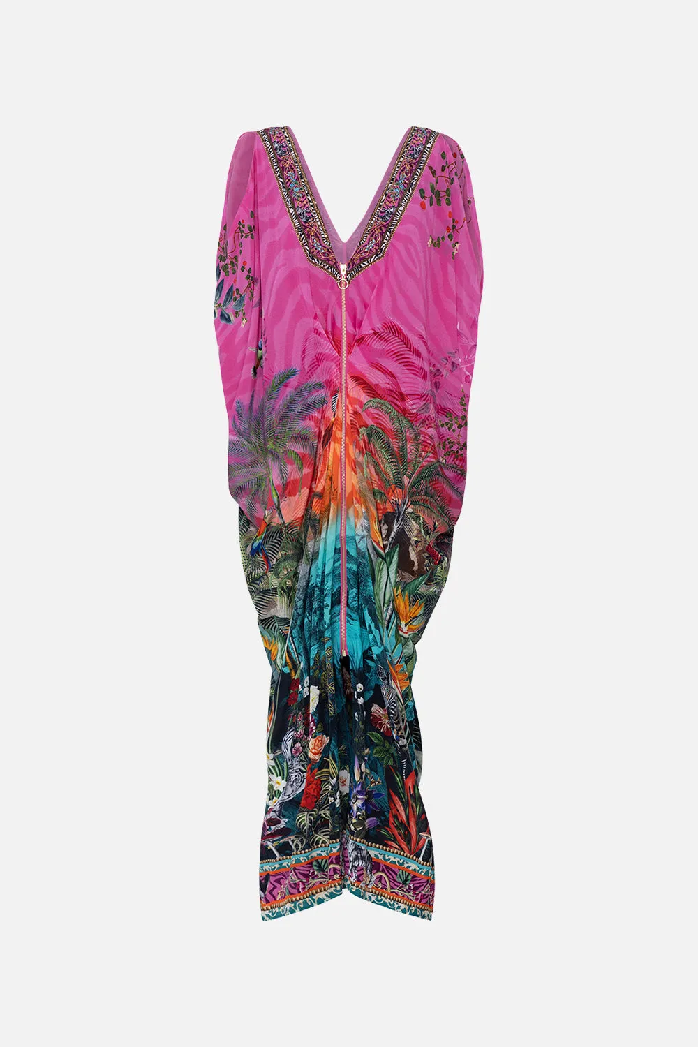 LONG DRAPE DRESS WITH ZIP FRONT UNTAMED RUNAWAY sold by Camilla product image thumbnail 3