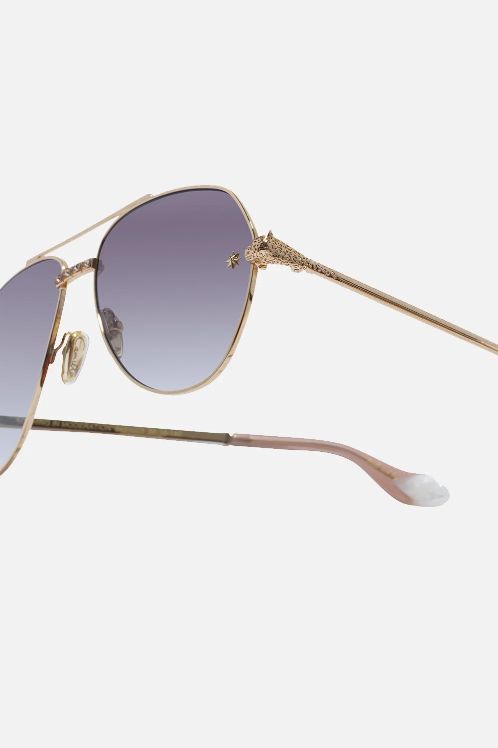 NOTHING IN MODERATION SUNGLASSES GOLD / NUDE sold by Camilla product image thumbnail 3