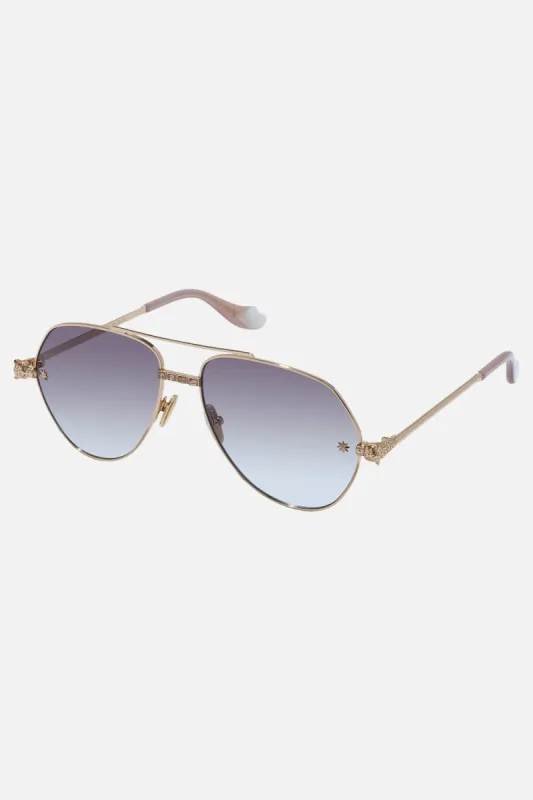 NOTHING IN MODERATION SUNGLASSES GOLD / NUDE sold by Camilla