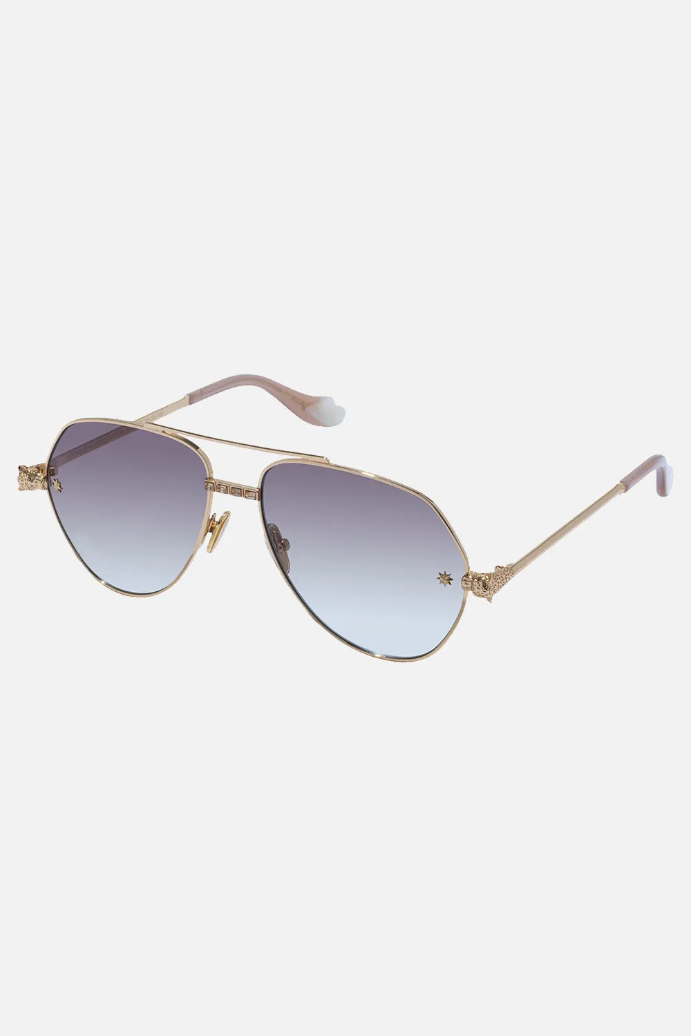 NOTHING IN MODERATION SUNGLASSES GOLD / NUDE sold by Camilla