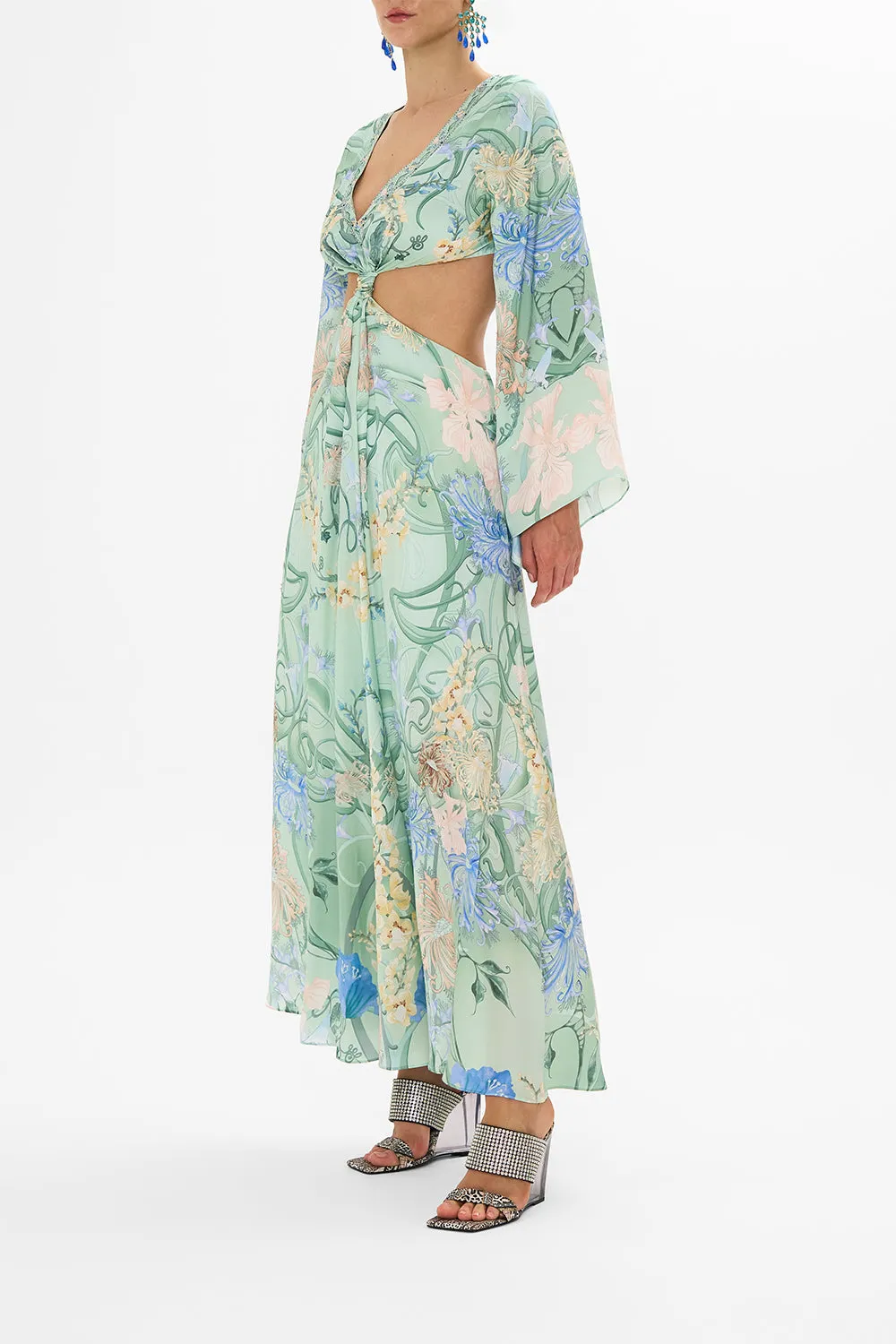 CUT OUT DRESS WITH KNOT FRONT DREAMING IN DUTCH sold by Camilla product image thumbnail 4