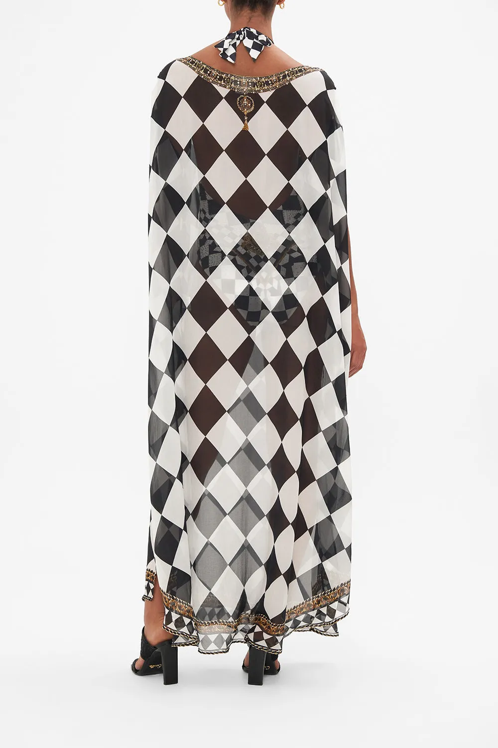 SHEER ROUND NECK KAFTAN DUOMO DYNASTY sold by Camilla product image thumbnail 2