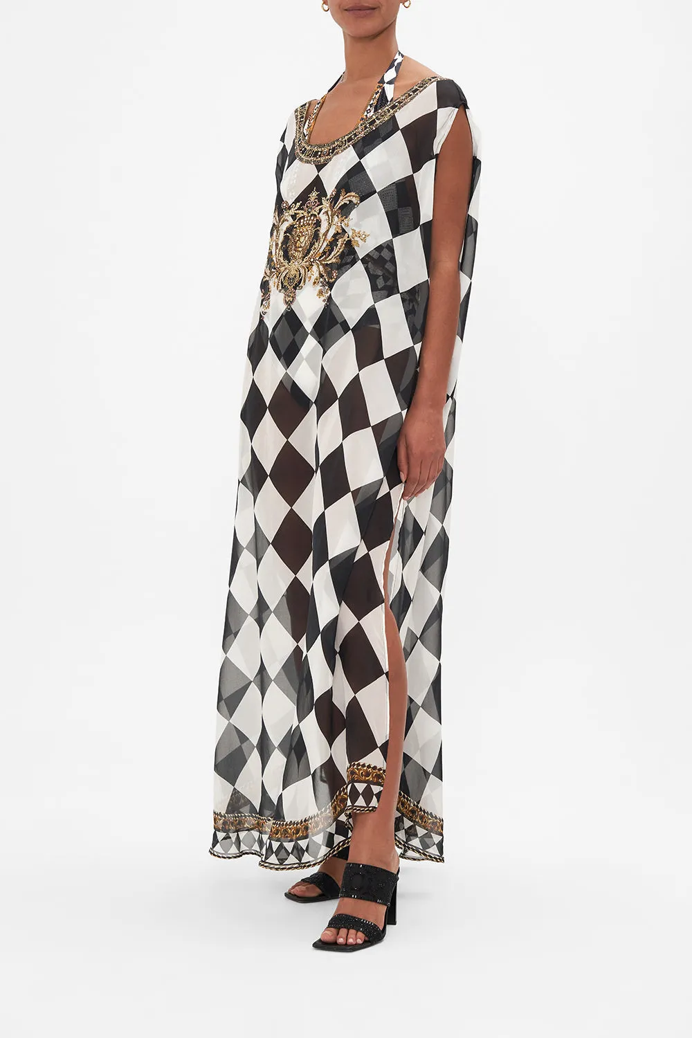 SHEER ROUND NECK KAFTAN DUOMO DYNASTY sold by Camilla product image thumbnail 4