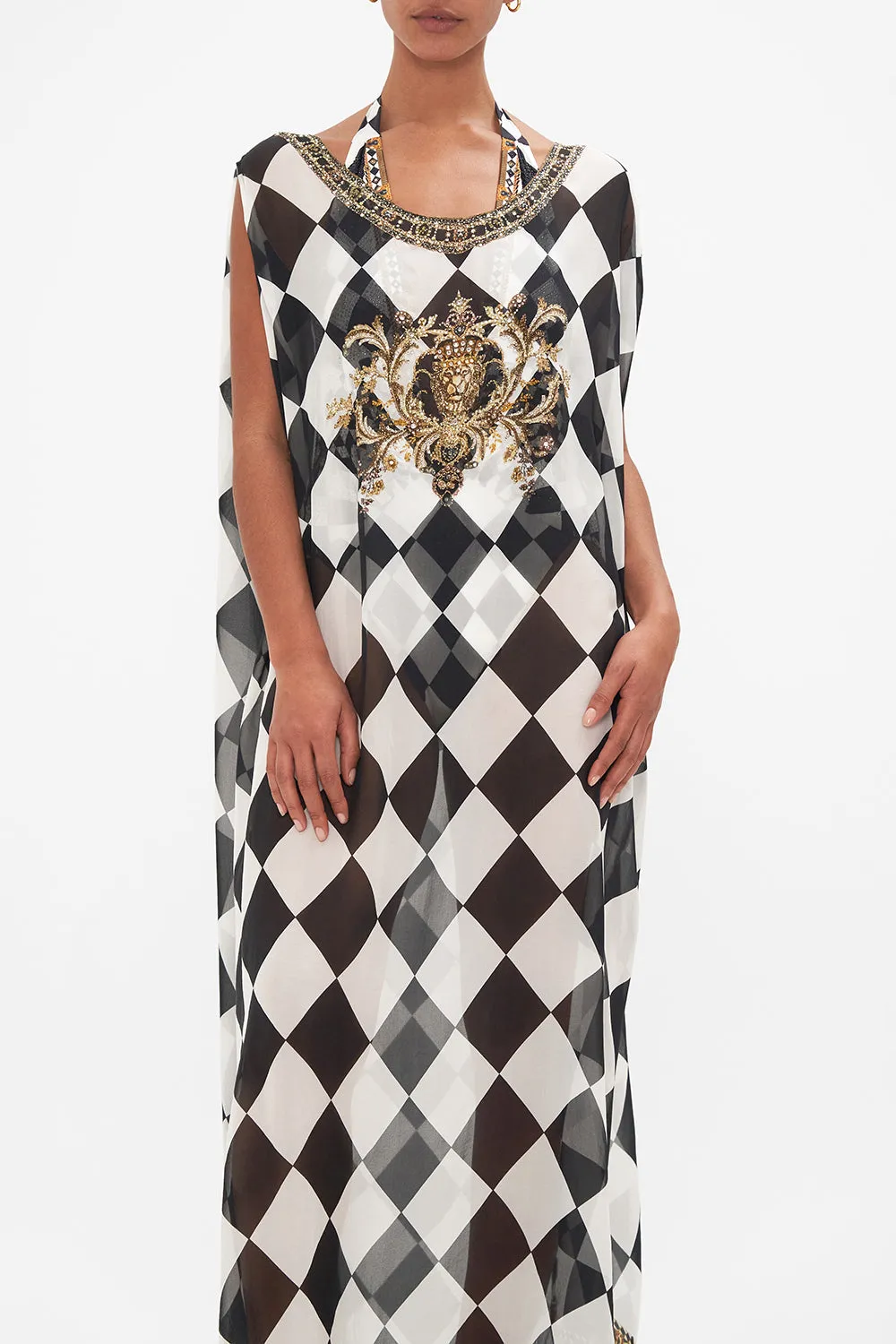 SHEER ROUND NECK KAFTAN DUOMO DYNASTY sold by Camilla product image thumbnail 5