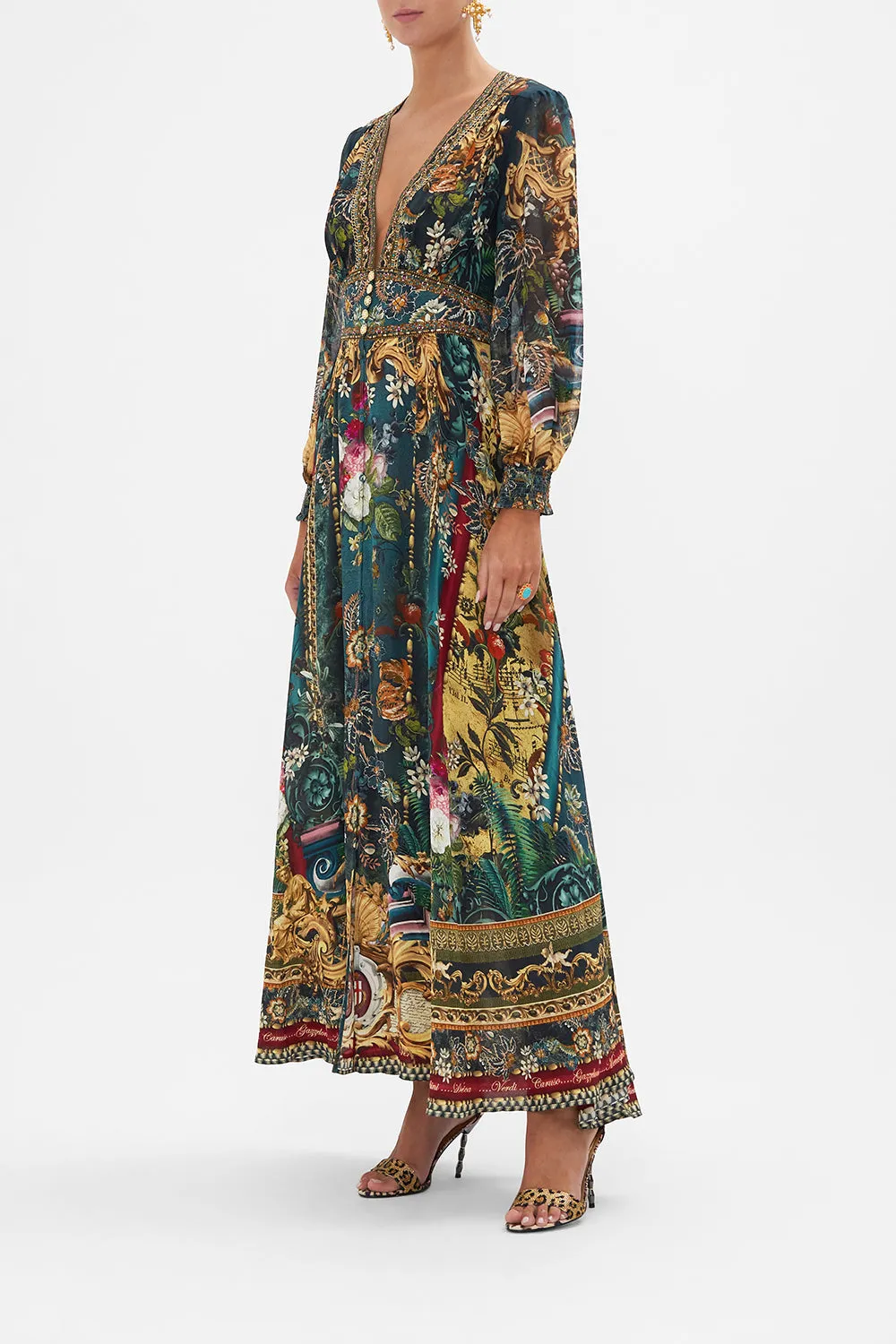 BUTTON DRESS WITH SHAPED WAISTBAND VERDIS WORLD sold by Camilla product image thumbnail 4