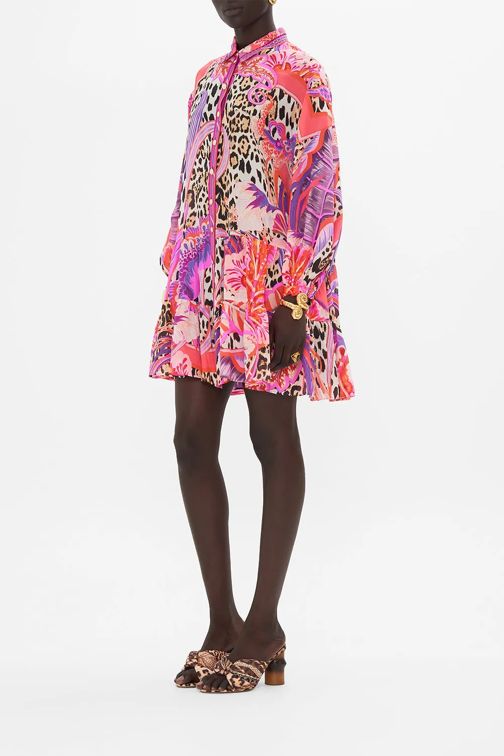 TIERED SHIRT DRESS VIOLA VINTAGE sold by Camilla product image thumbnail 4