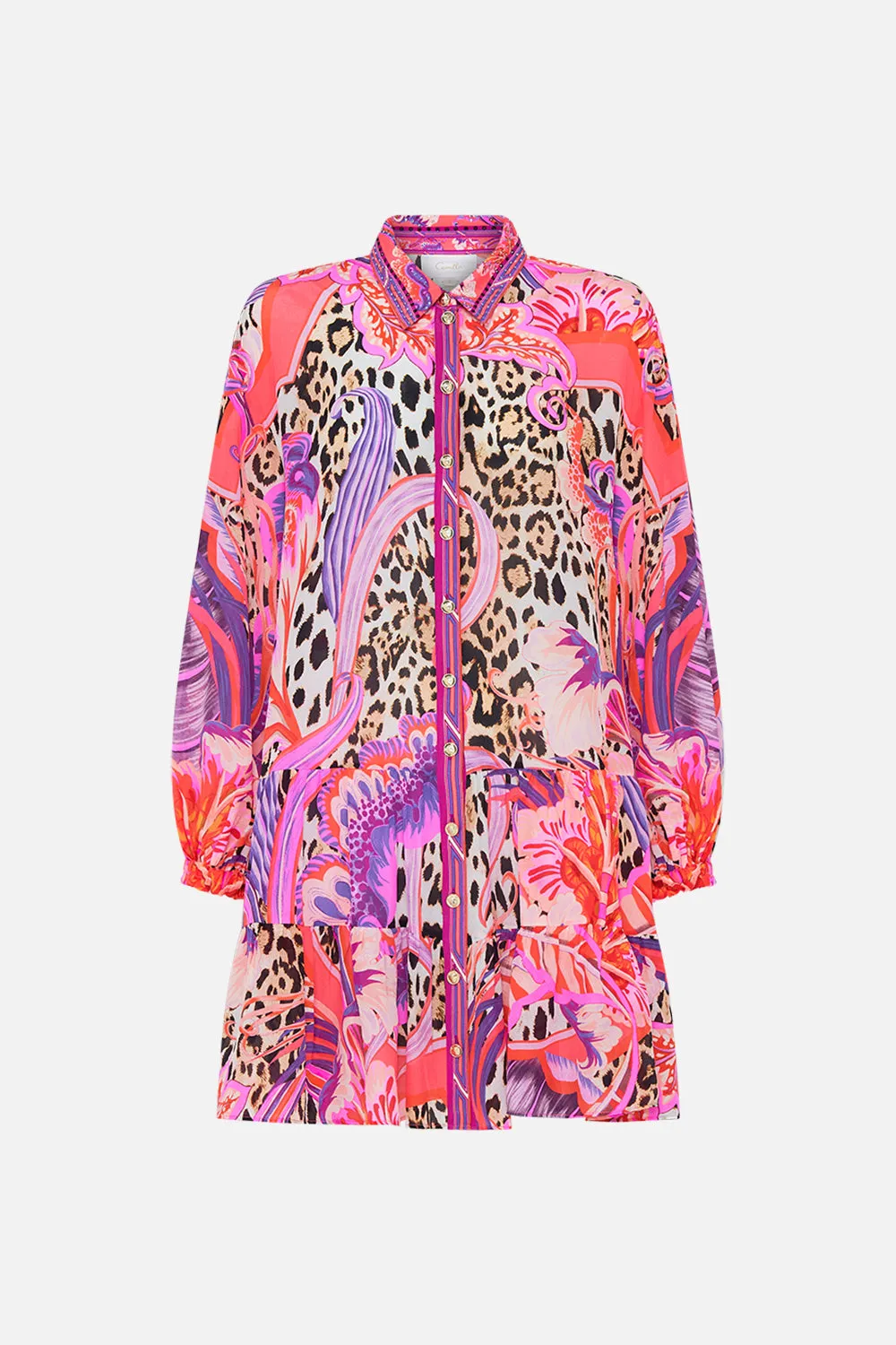 TIERED SHIRT DRESS VIOLA VINTAGE sold by Camilla product image thumbnail 3