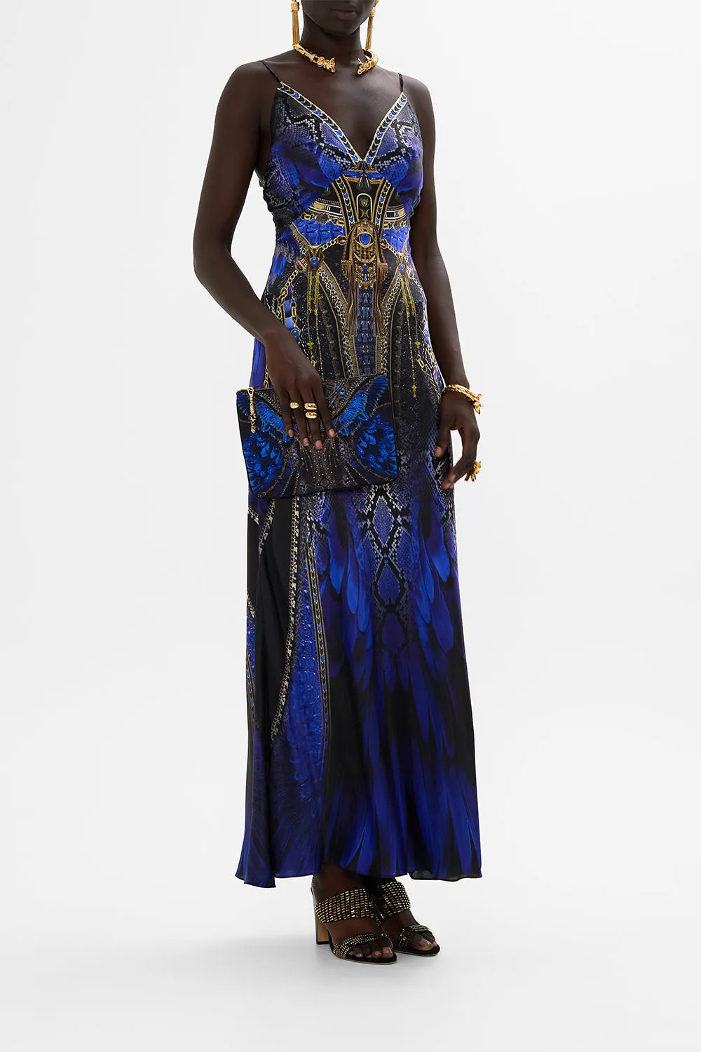 SMALL CANVAS CLUTCH OTHER SIDE OF THE OASIS sold by Camilla product image thumbnail 4