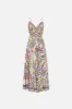 LONG DRESS WITH TIE FRONT AMALFI AMORE sold by Camilla
