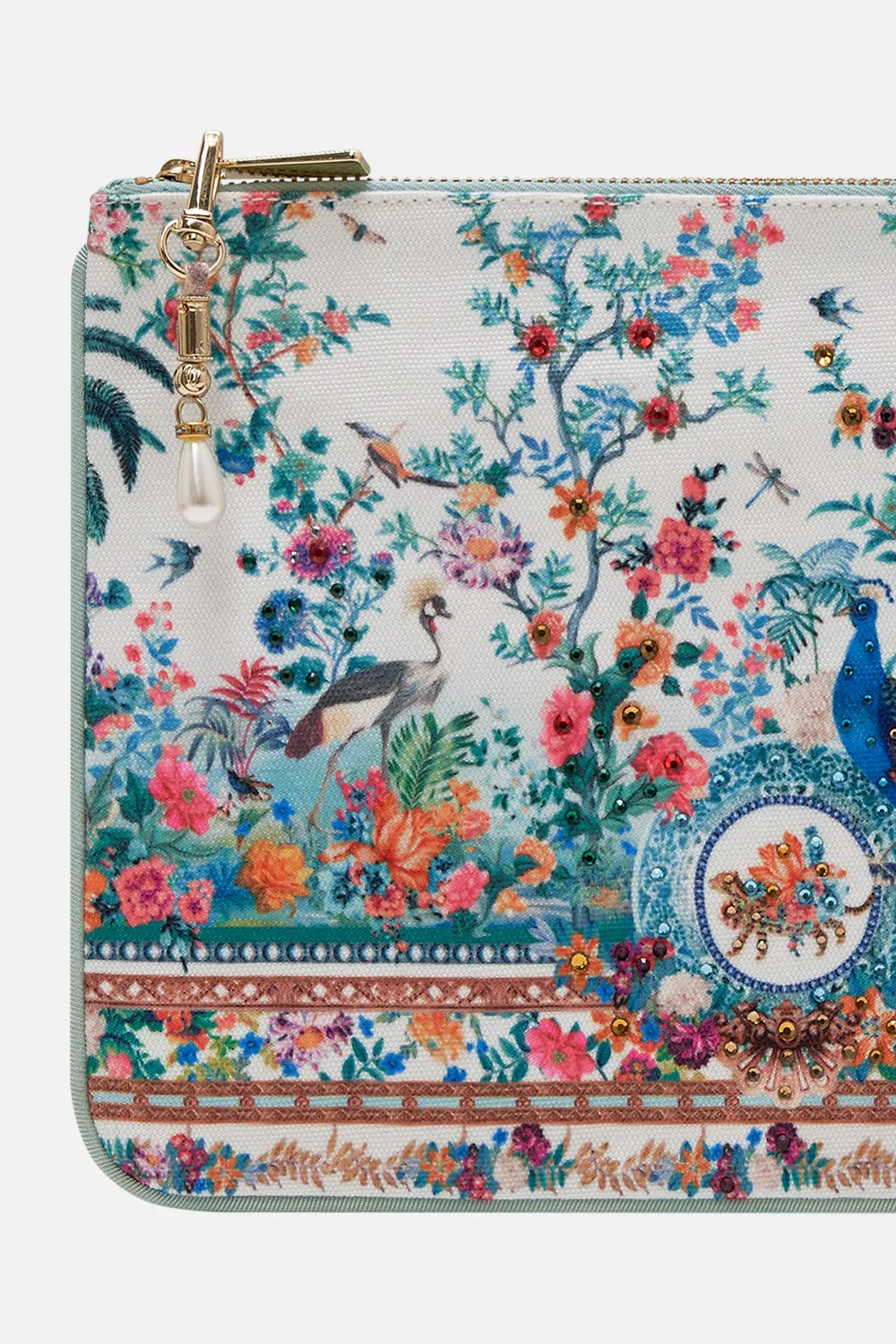 SMALL CANVAS CLUTCH PLUMES AND PARTERRES sold by Camilla product image thumbnail 2