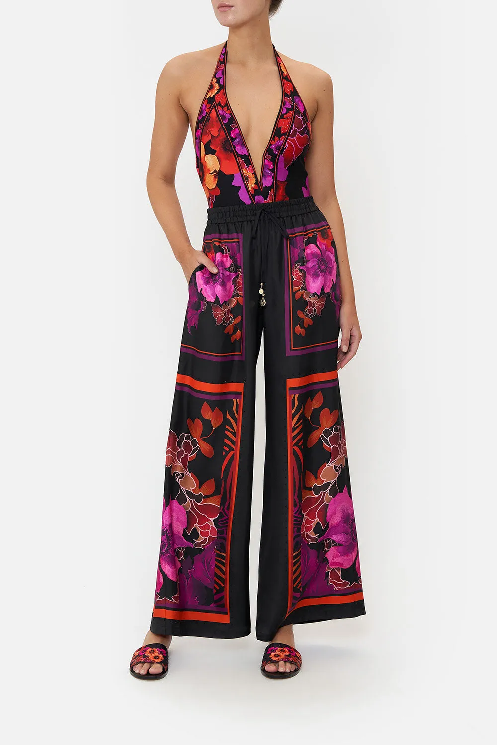 LOUNGE PANT MIDNIGHT POPPY sold by Camilla