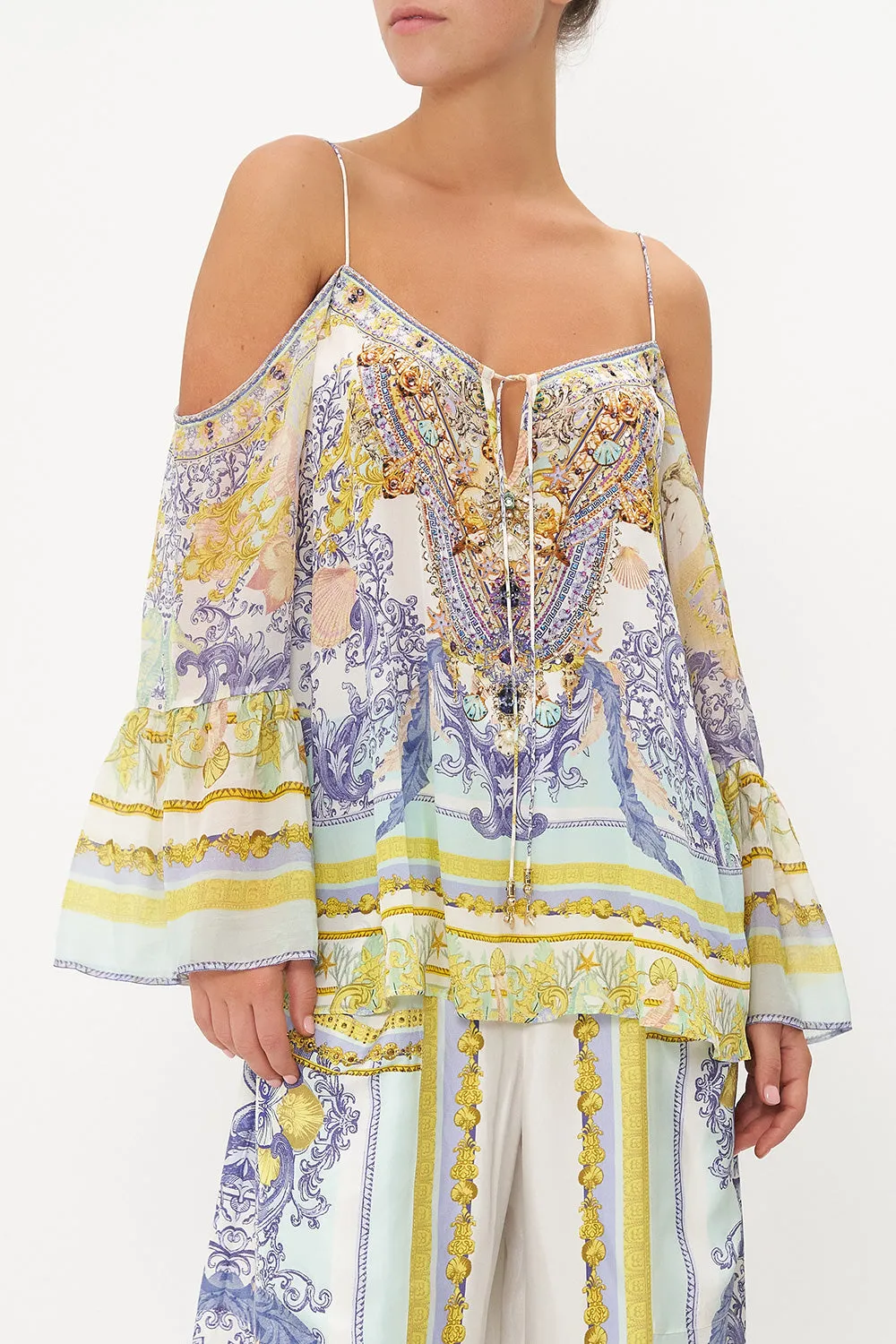 DROP SHOULDER TOP STAR OF THE SEA sold by Camilla product image thumbnail 5