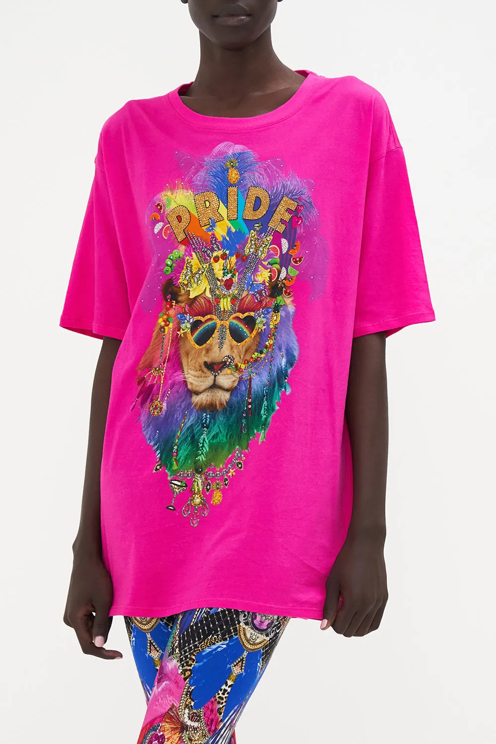 OVERSIZE BAND TEE DANCING WITH DESTINY sold by Camilla product image thumbnail 5