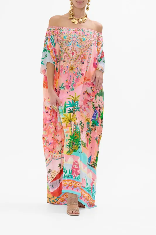 OFF SHOULDER KAFTAN SISTER SUNSET sold by Camilla