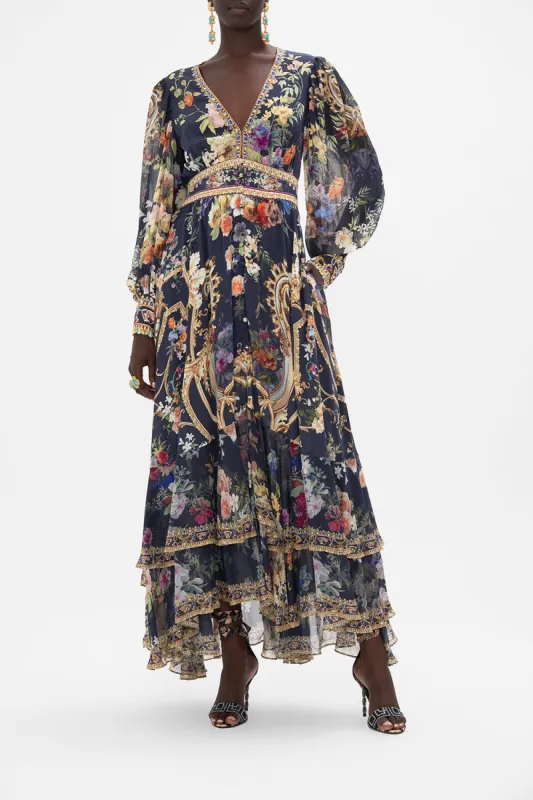 LONG BUTTON FRONT DRESS PLAY YOUR CARDS RIGHT sold by Camilla