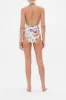 RING DETAIL PLUNGE V ONE PIECE PLUMES AND PARTERRES sold by Camilla