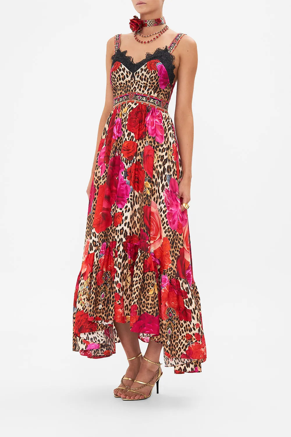 DRESS WITH FITTED BODICE HEART LIKE A WILDFLOWER sold by Camilla product image thumbnail 4