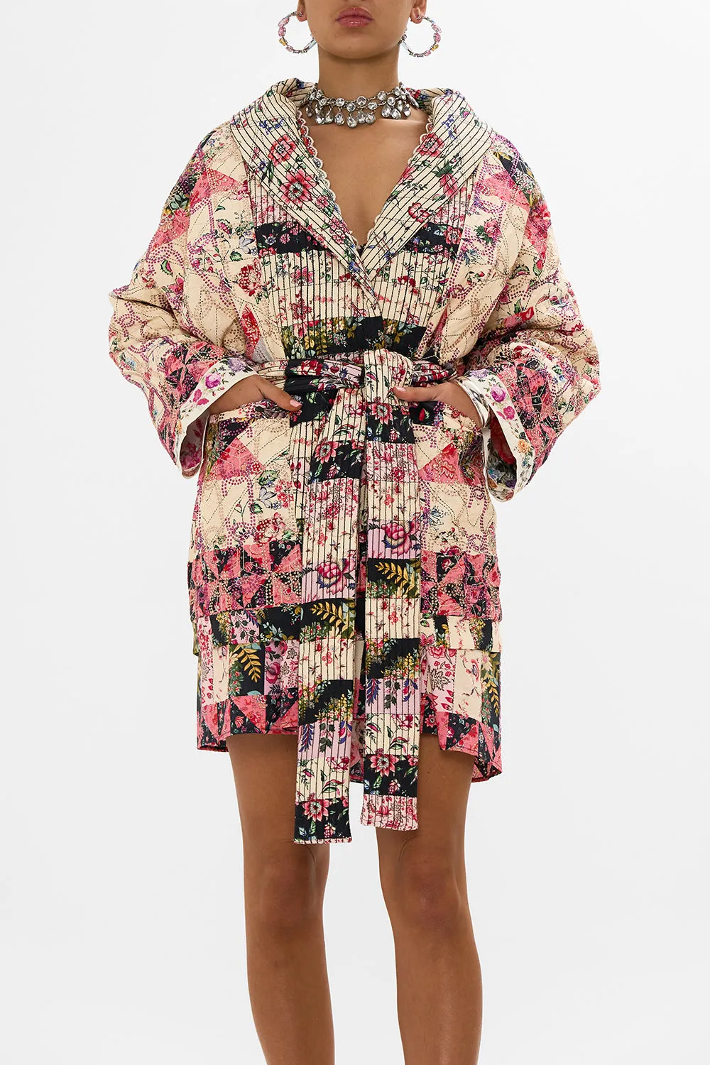 REVERSIBLE QUILTED COAT PATCHWORK POETRY sold by Camilla product image thumbnail 5