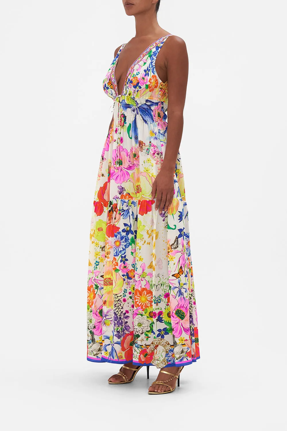 SHIRRED WAIST DETAIL LONG DRESS FAIRY GANG sold by Camilla product image thumbnail 4