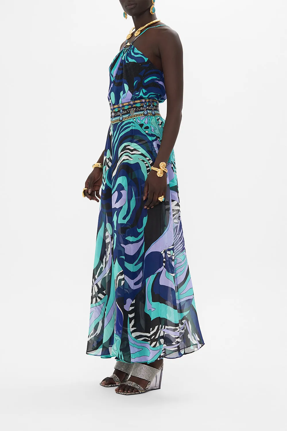 SHEER WIDE LEG PANT VIVIDLY VENICE sold by Camilla product image thumbnail 4