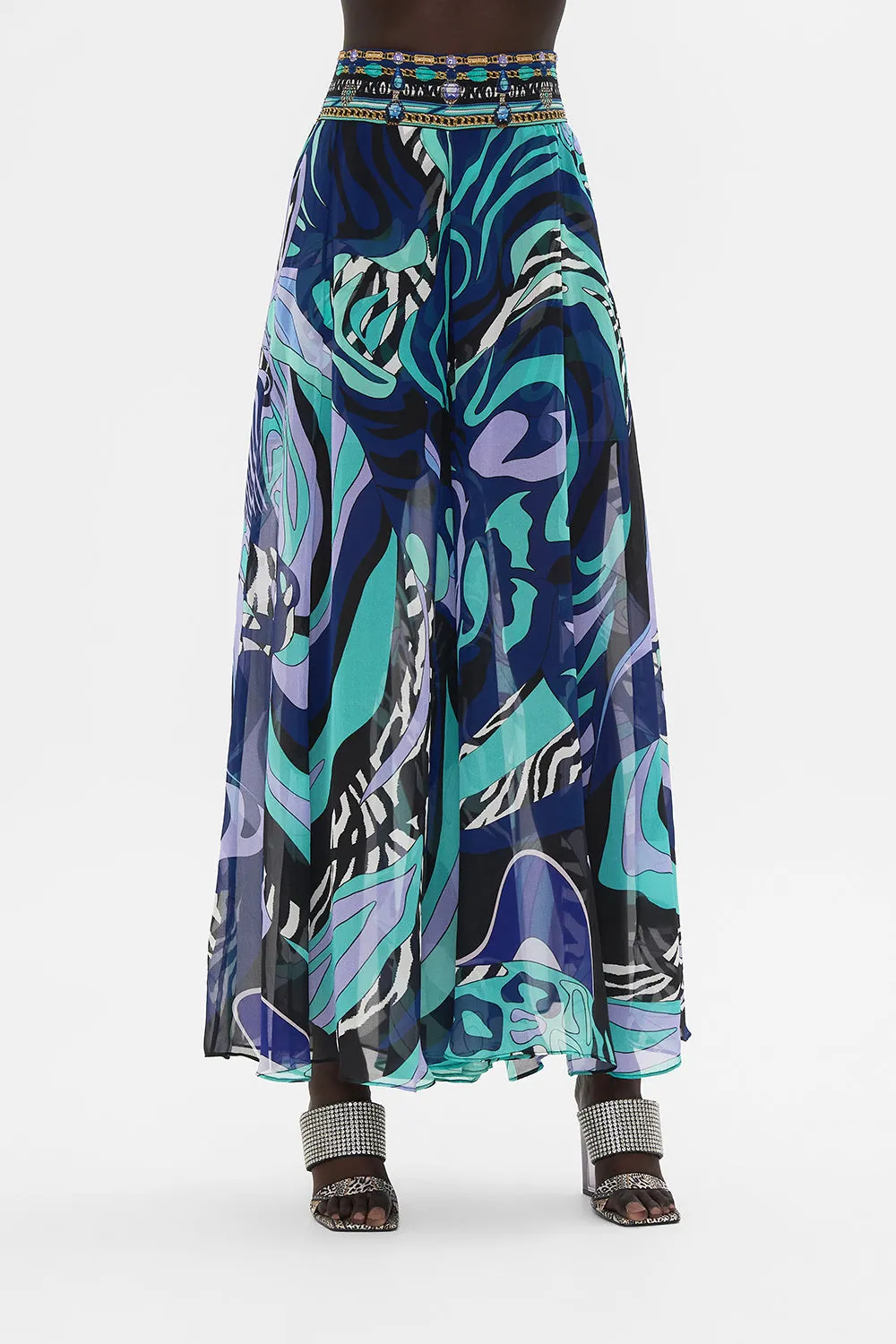 SHEER WIDE LEG PANT VIVIDLY VENICE sold by Camilla product image thumbnail 5