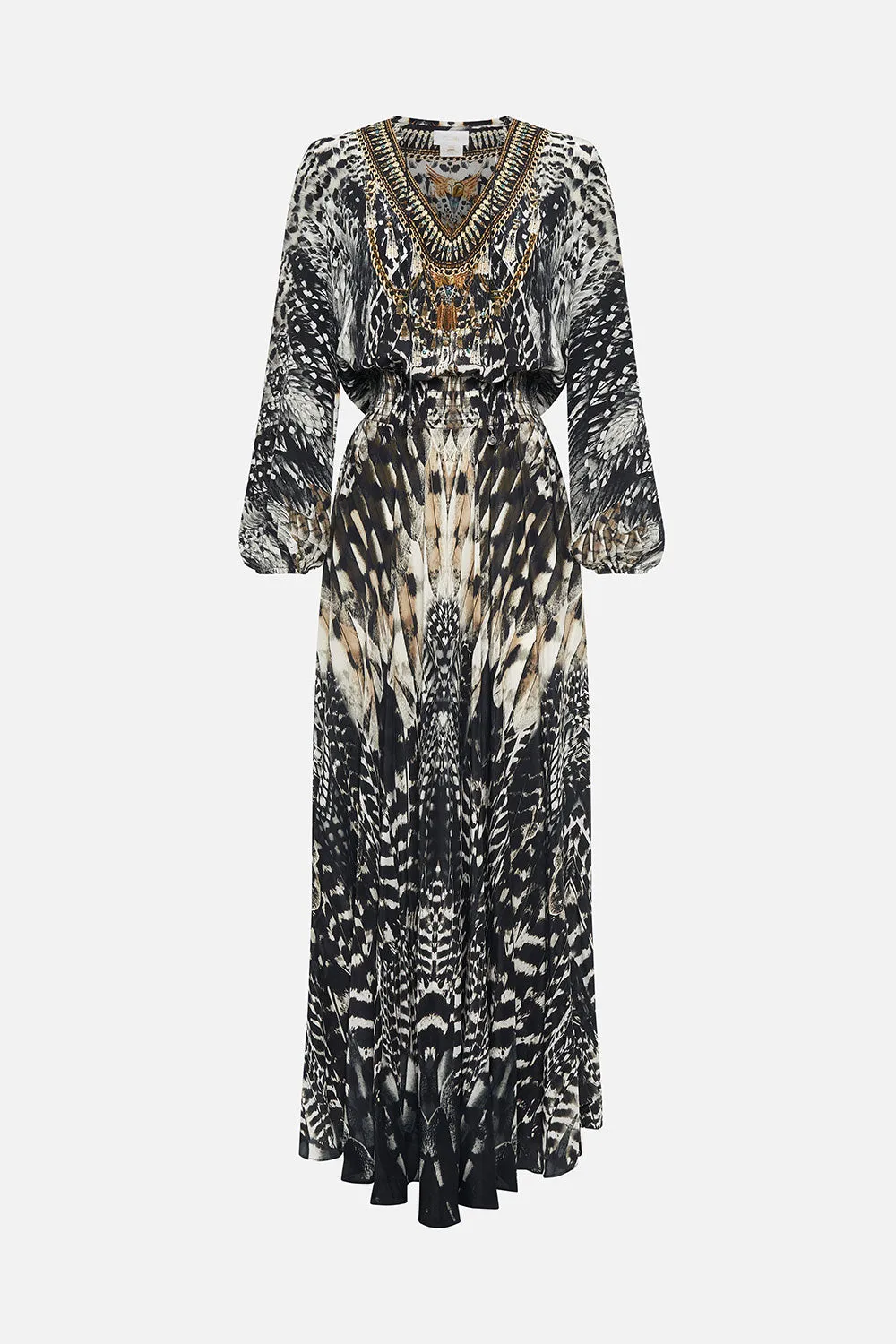 SHIRRED RELAXED FIT DRESS NIGHT OWL sold by Camilla product image thumbnail 3