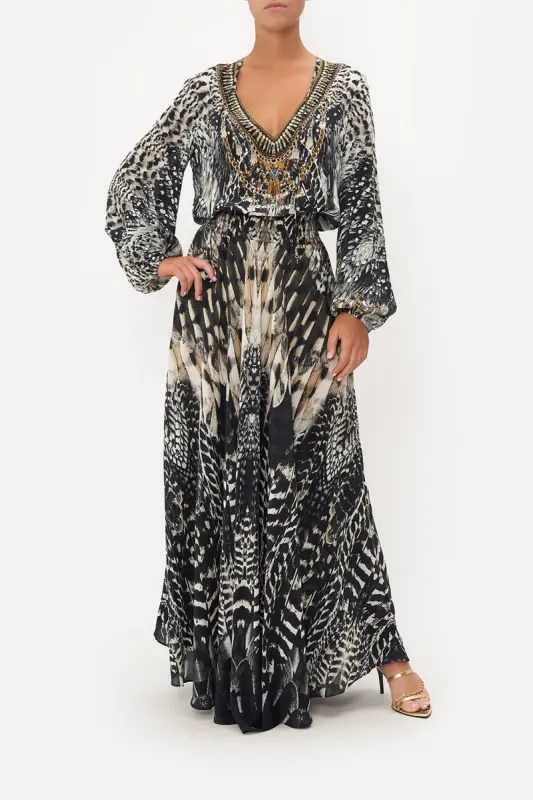 SHIRRED RELAXED FIT DRESS NIGHT OWL sold by Camilla