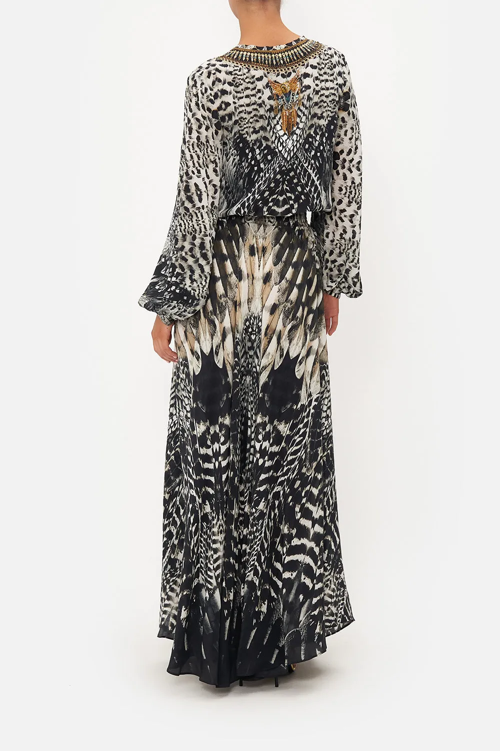 SHIRRED RELAXED FIT DRESS NIGHT OWL sold by Camilla product image thumbnail 2