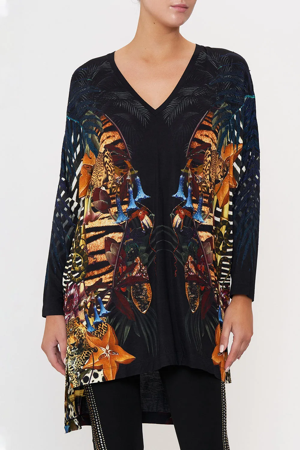 SIDE SPLIT TEE NATURAL INSTINCT sold by Camilla product image thumbnail 5