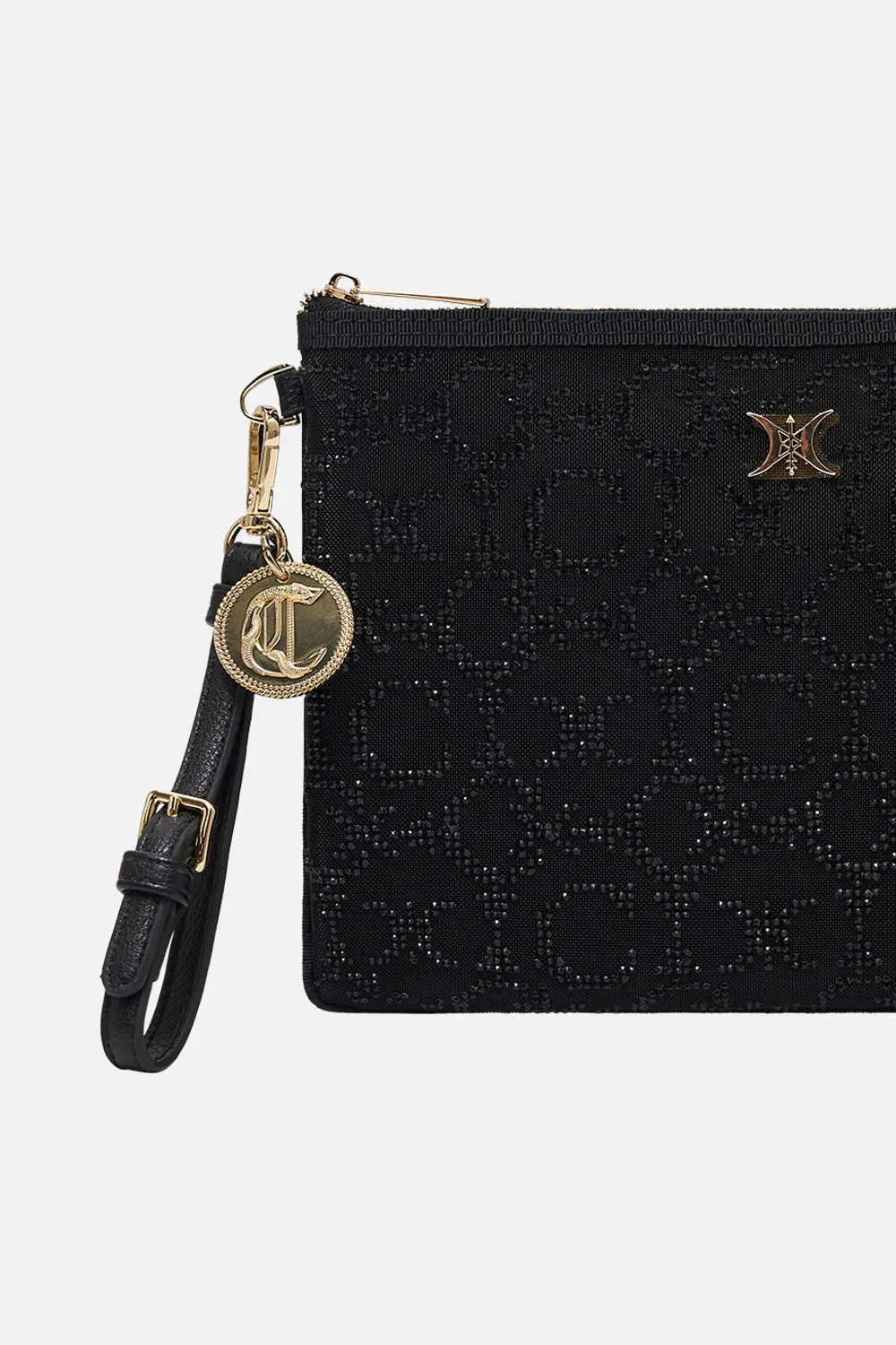 MESH ZIP TOP CLUTCH LEOS SKY sold by Camilla product image thumbnail 2