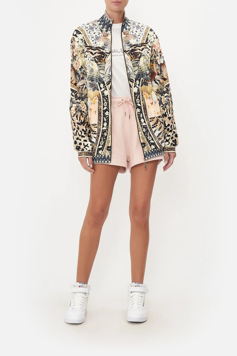 ZIP FRONT SWEAT JACKET MOTO MAIKO sold by Camilla