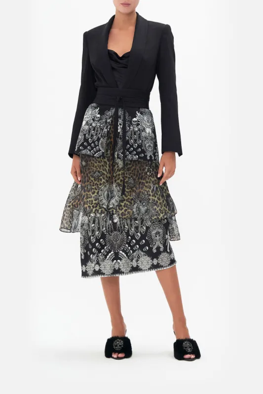 BLAZER WITH CHIFFON CONTRAST ORDER OF DISORDER sold by Camilla