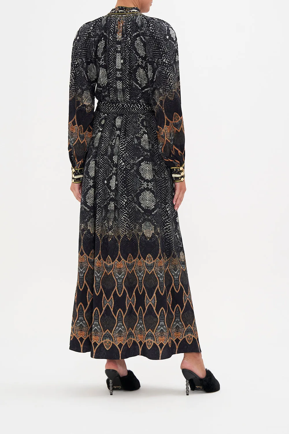 RAGLAN SLEEVE MIDI SHIRT DRESS WILD HORSES sold by Camilla product image thumbnail 2