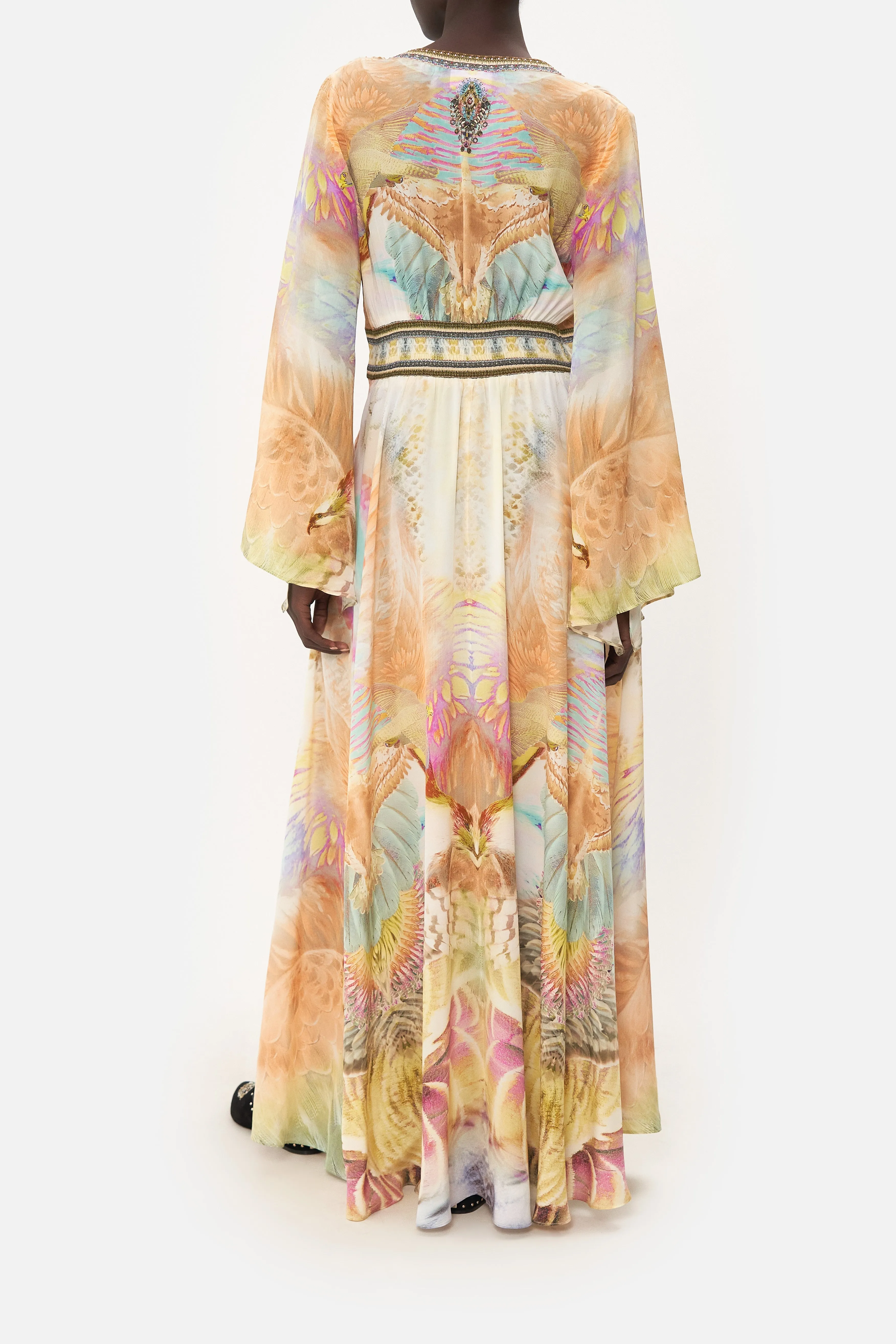 KIMONO SLEEVE DRESS WITH SHIRRING DETAIL TAKE FLIGHT sold by Camilla product image thumbnail 2