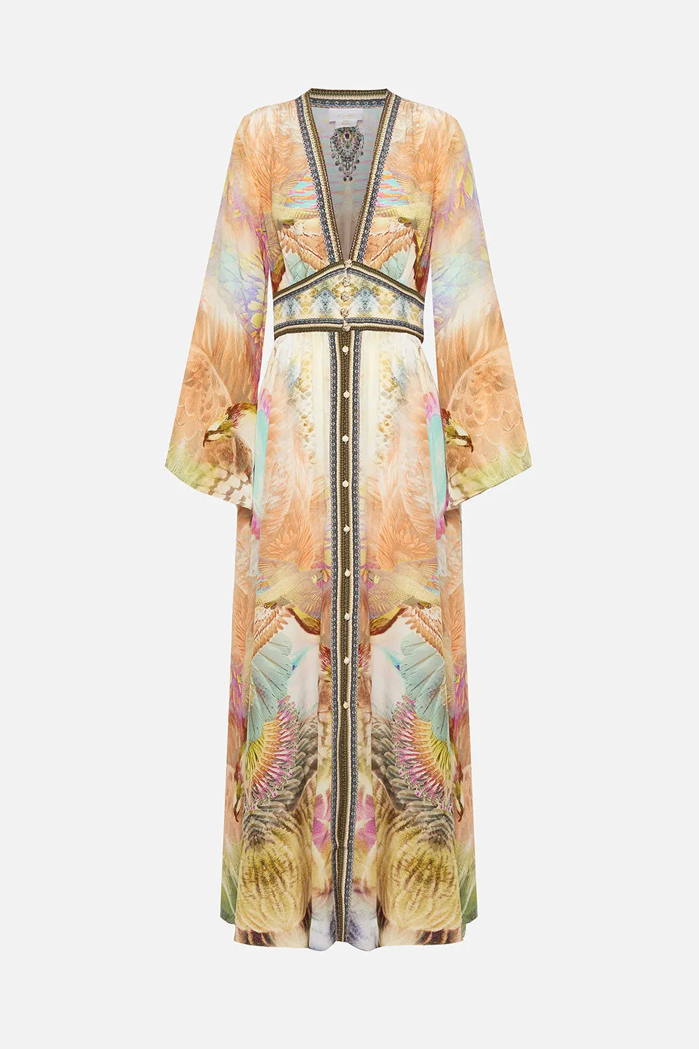 KIMONO SLEEVE DRESS WITH SHIRRING DETAIL TAKE FLIGHT sold by Camilla product image thumbnail 3