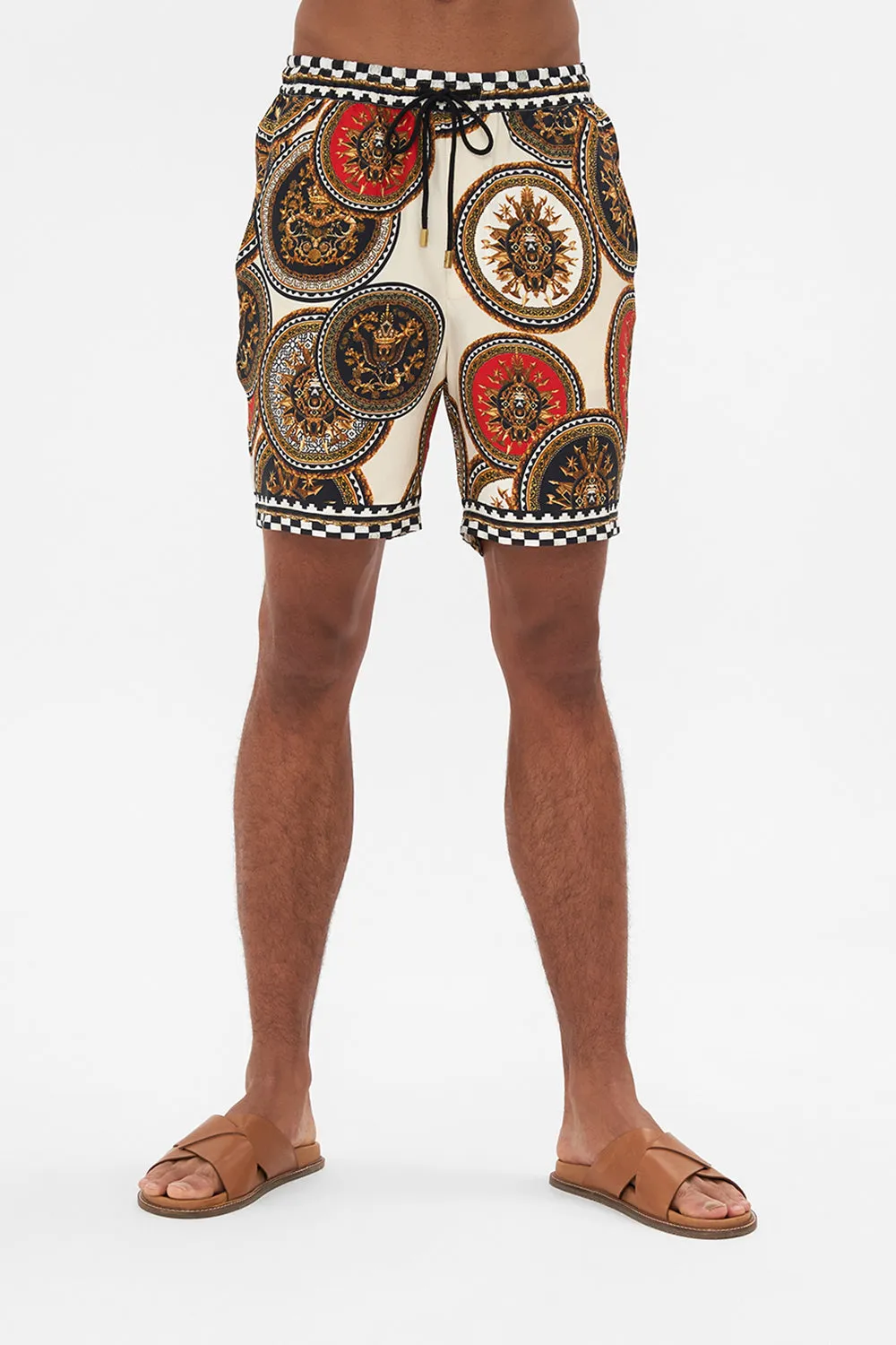 RELAXED BAGGY WALK SHORT DUOMO KALEIDO sold by Camilla product image thumbnail 5