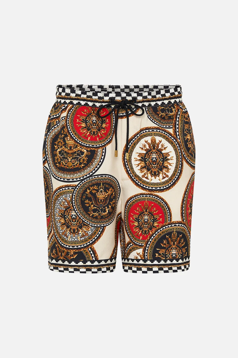 RELAXED BAGGY WALK SHORT DUOMO KALEIDO sold by Camilla product image thumbnail 3