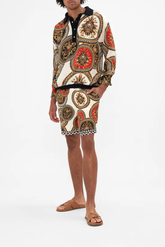 RELAXED BAGGY WALK SHORT DUOMO KALEIDO sold by Camilla