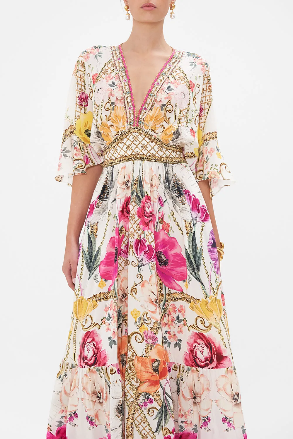 WAISTED DRESS WITH HEM RUFFLE DESTINY CALLING sold by Camilla product image thumbnail 5