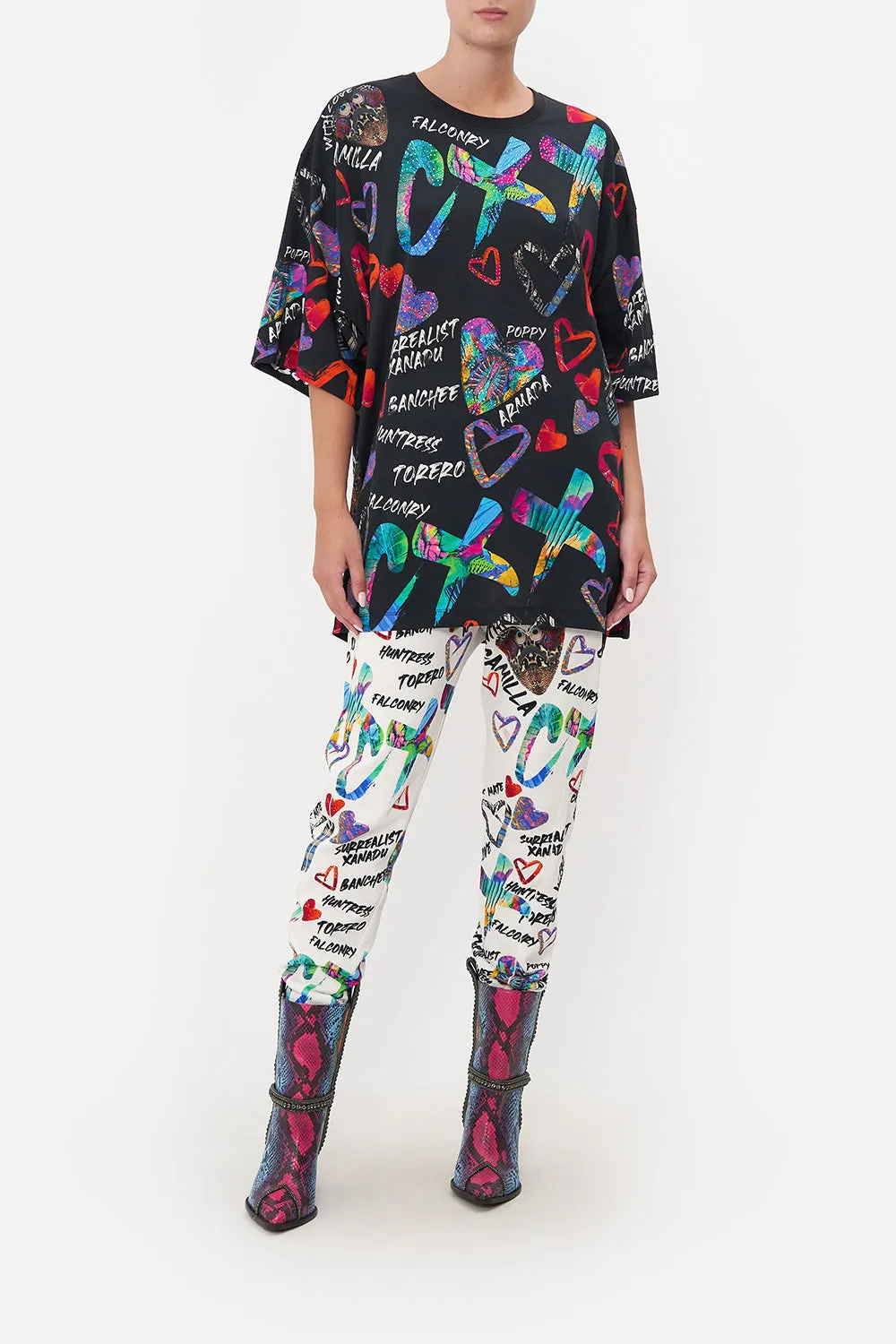 SUPER OVERSIZED TEE TAGGED UP sold by Camilla