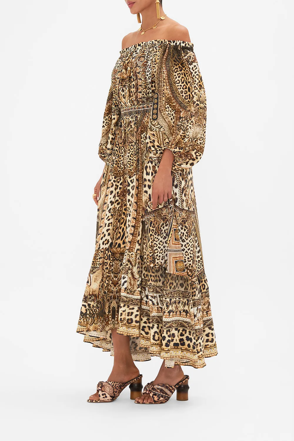 FRILL OFF THE SHOULDER LONG DRESS STANDING OVATION sold by Camilla product image thumbnail 4