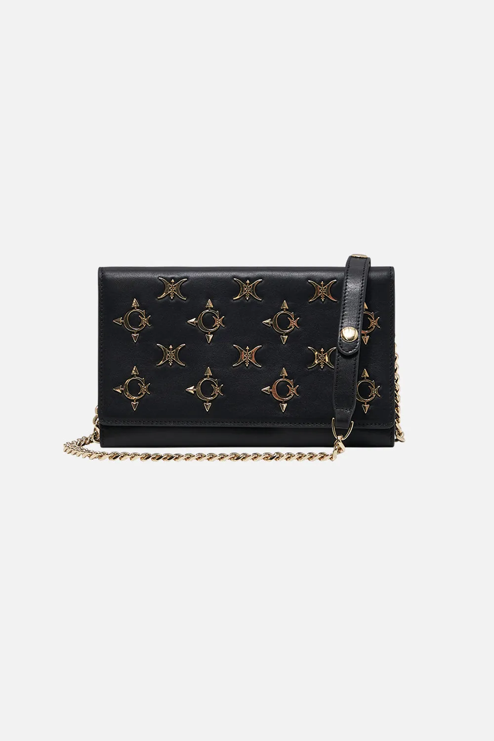 CHAIN FLAP CROSSBODY SOLID BLACK sold by Camilla product image thumbnail 3