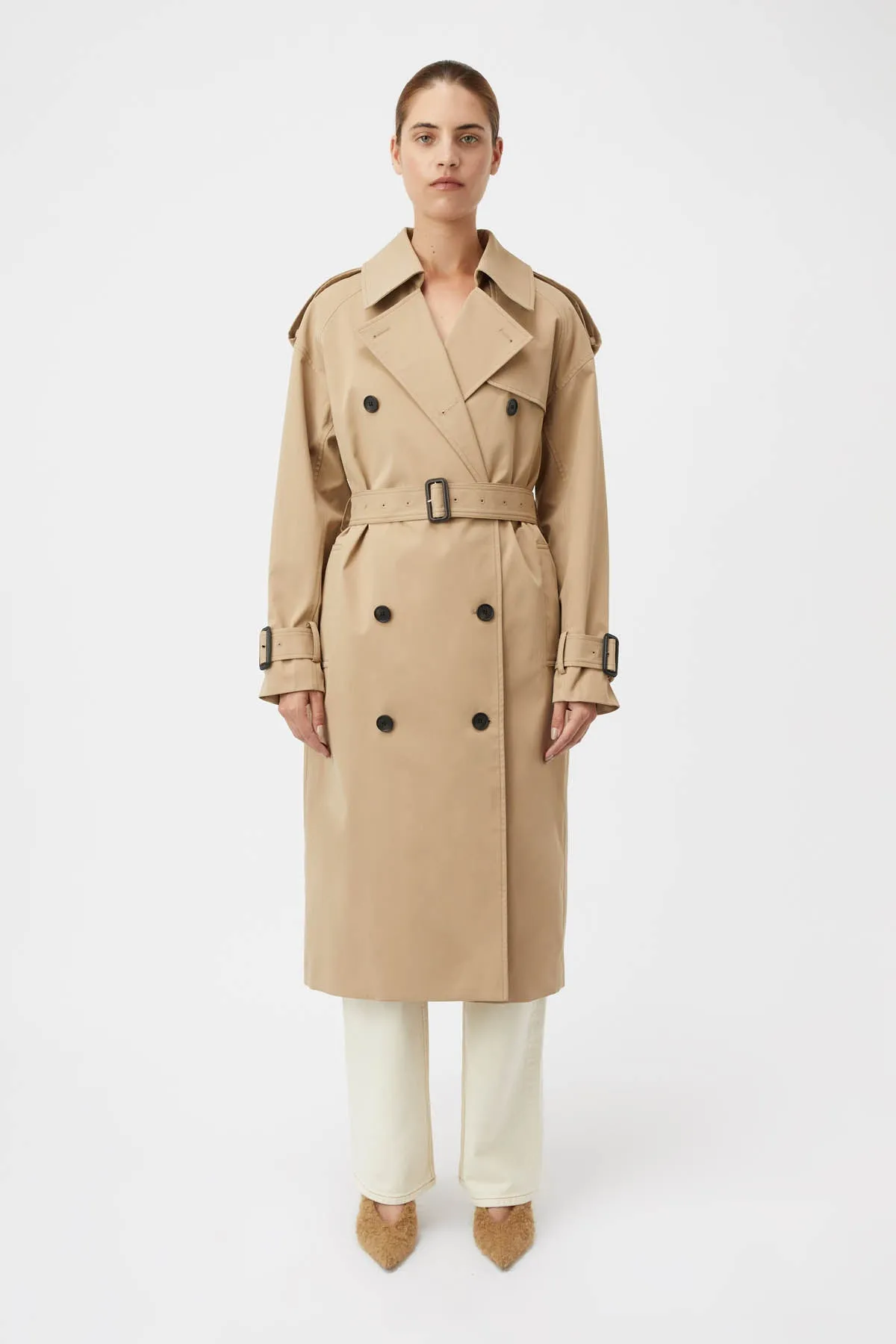Evans Classic Mid Length Trench sold by camilla & marc product image thumbnail 3