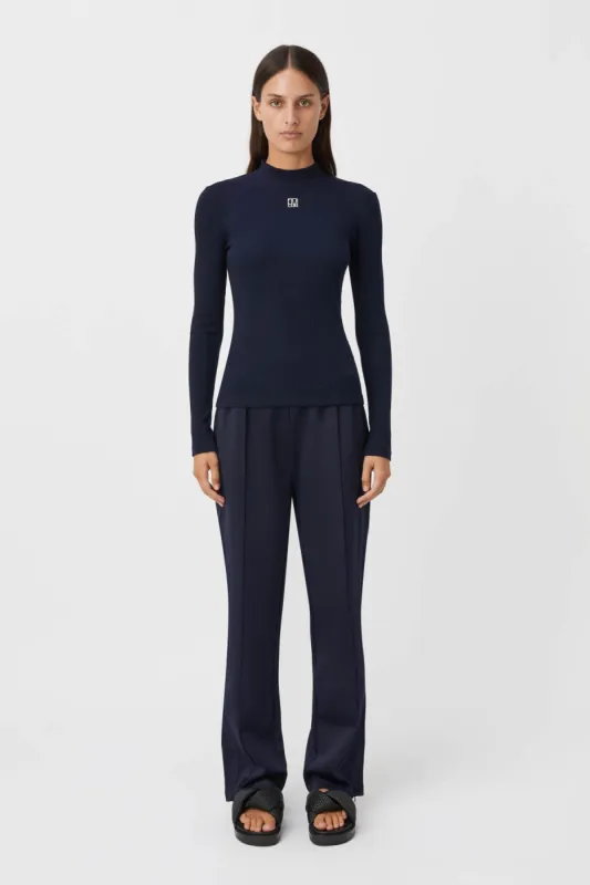 Nora Rib Long Sleeve Top sold by camilla & marc