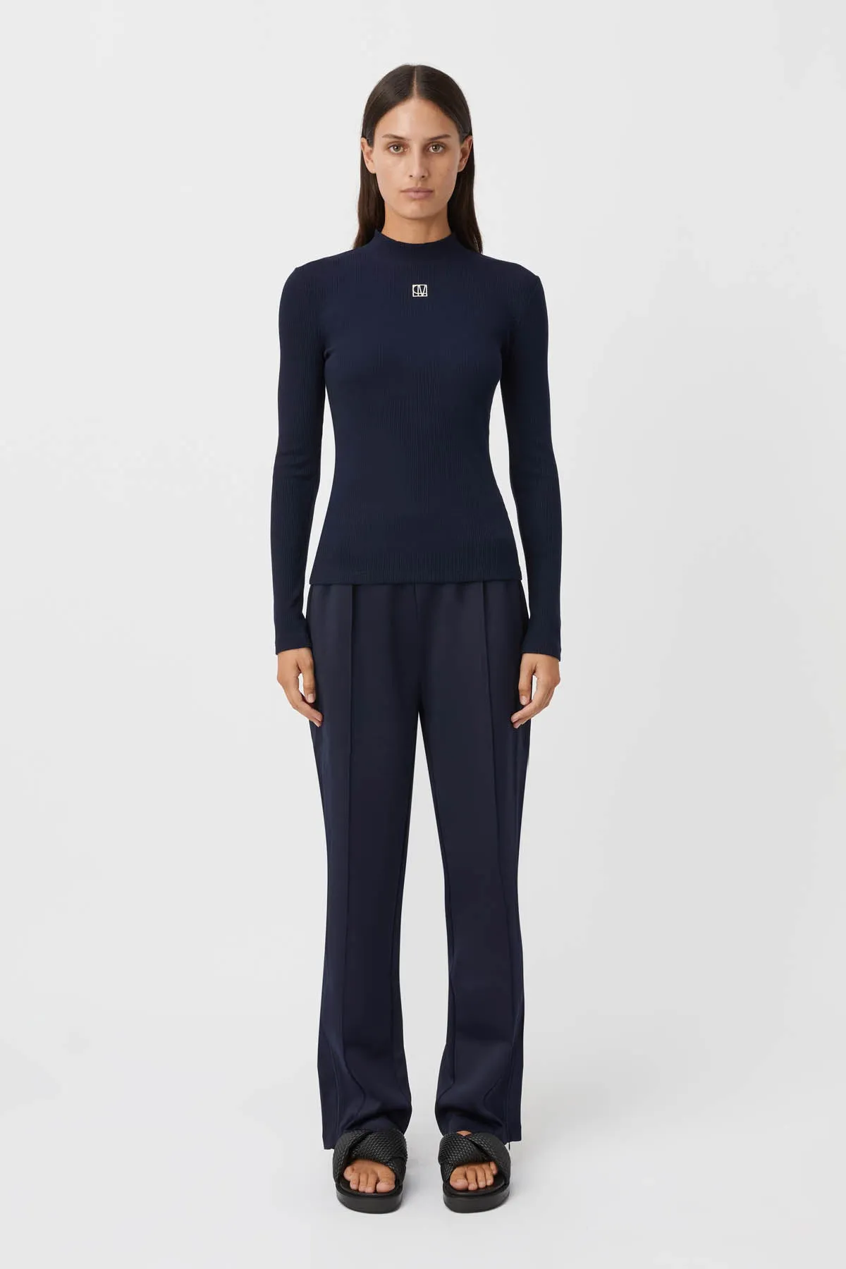 Nora Rib Long Sleeve Top sold by camilla & marc