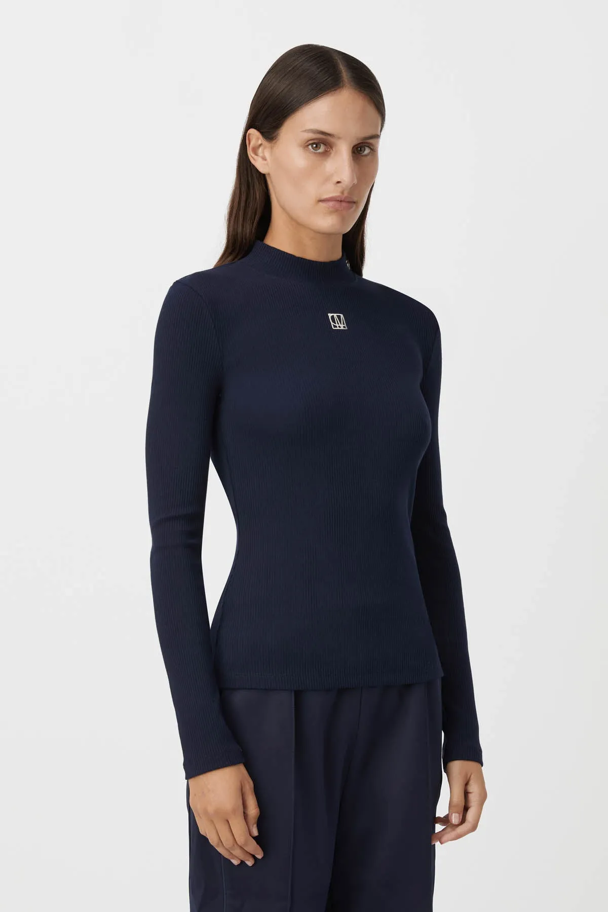 Nora Rib Long Sleeve Top sold by camilla & marc product image thumbnail 2