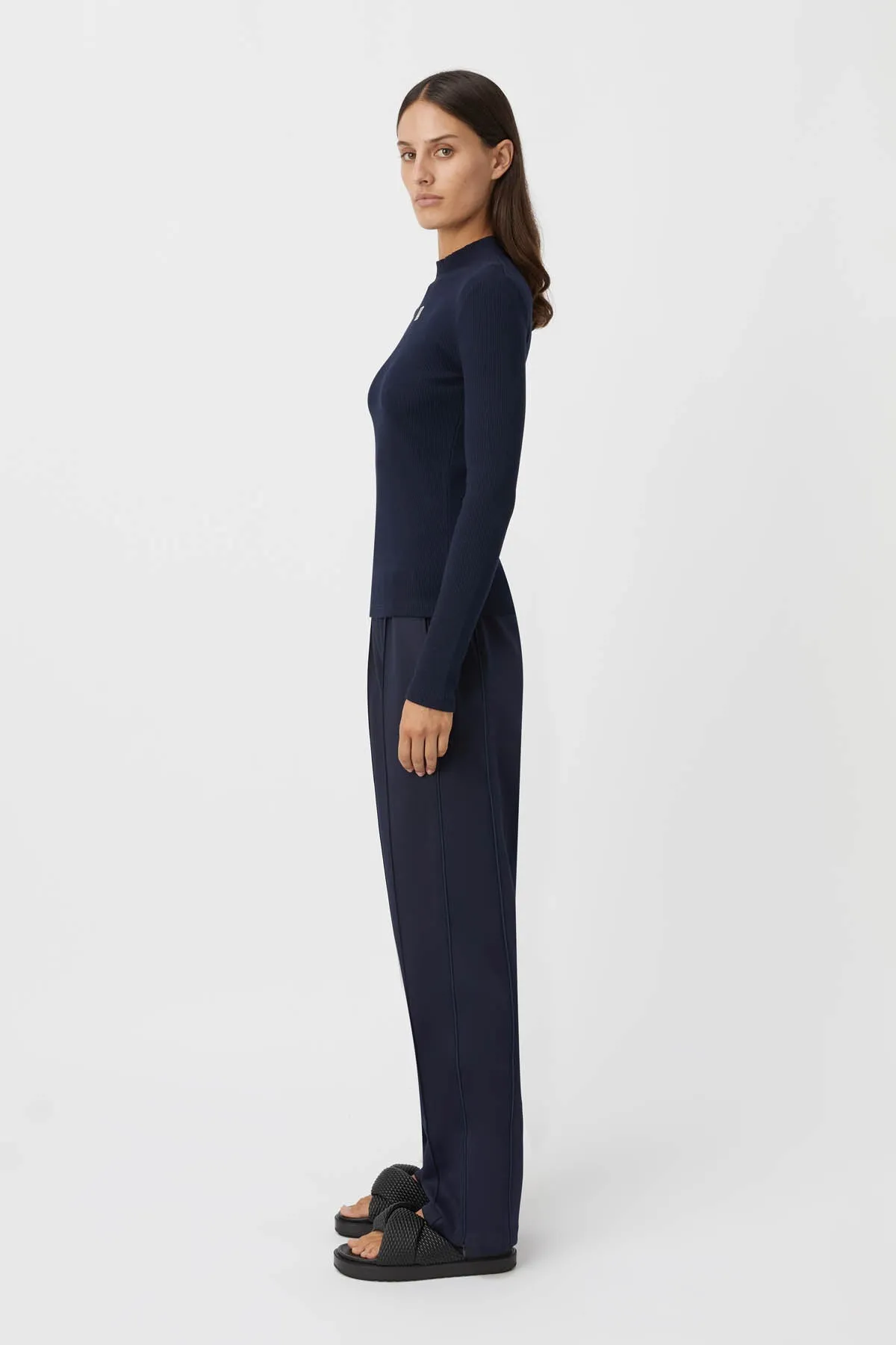 Nora Rib Long Sleeve Top sold by camilla & marc product image thumbnail 3