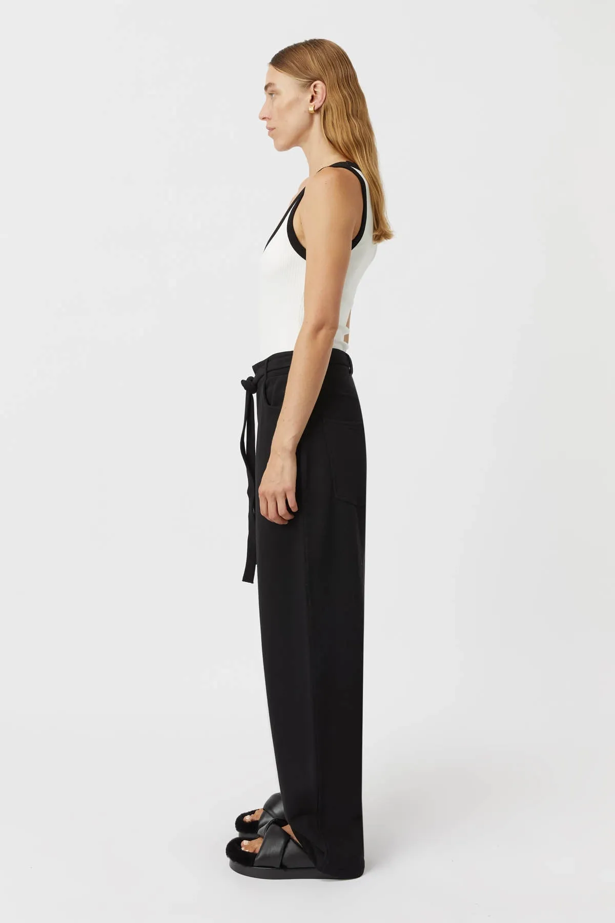 Nora Contrast Bind Scoop Neck Tank sold by camilla & marc product image thumbnail 3